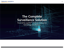 Tablet Screenshot of features-analytics.com